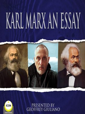 cover image of Karl Marx an Essay